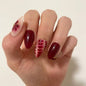 Red Floral Almond